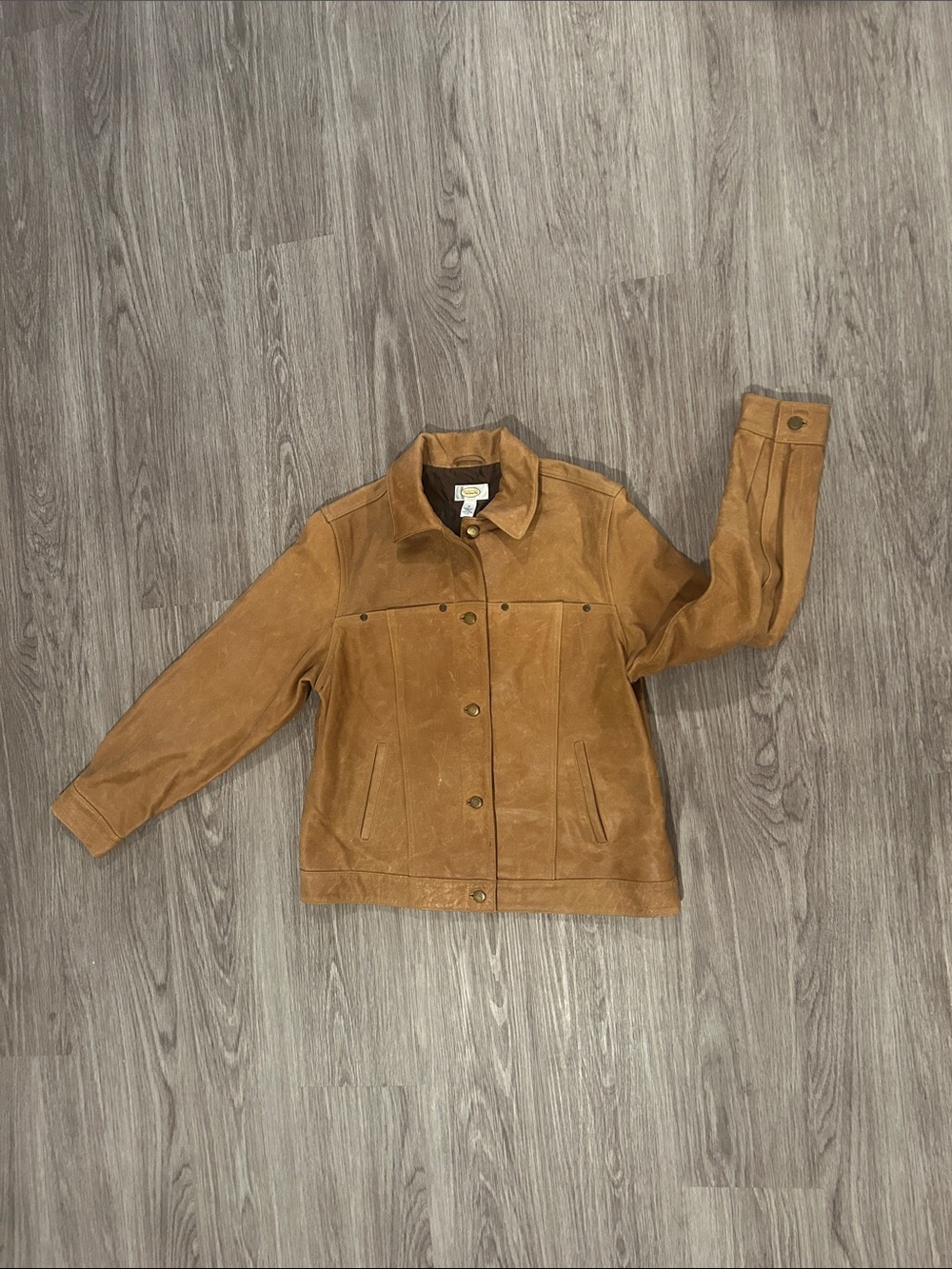 Talbots Suede Jacket in Tan